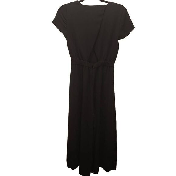 J. Crew Drapey Wrap-Back Wide Leg Cropped Business‎ Romper Jumpsuit Women's Size - Picture 12 of 16